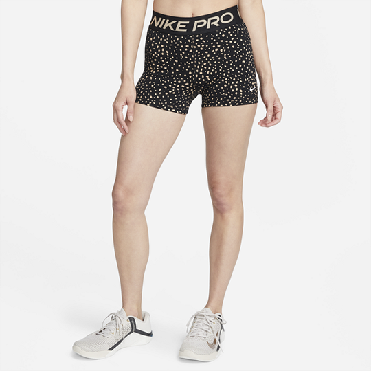 Nike Pro Women's 8cm (approx.) Printed Training Shorts - Black