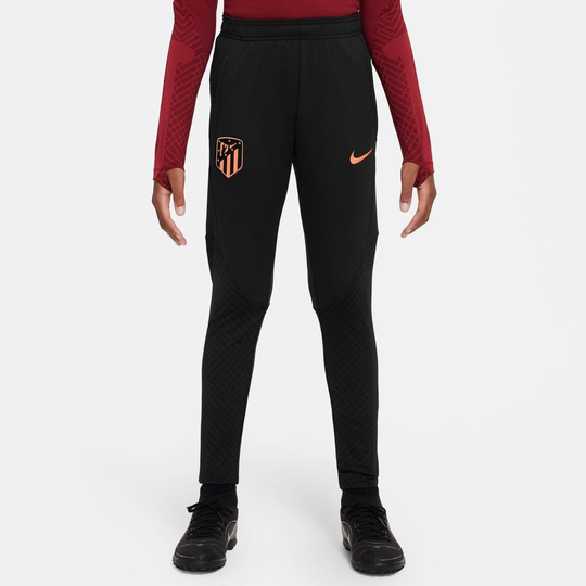 Atletico Madrid Treenihousut Dri-fit Strike - Musta/oranssi Lapset - Nike, koko L: 147-158 cm