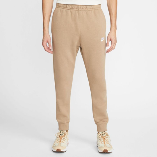 Nike Housut Nsw Club Fleece - Khaki/valkoinen, koko Large