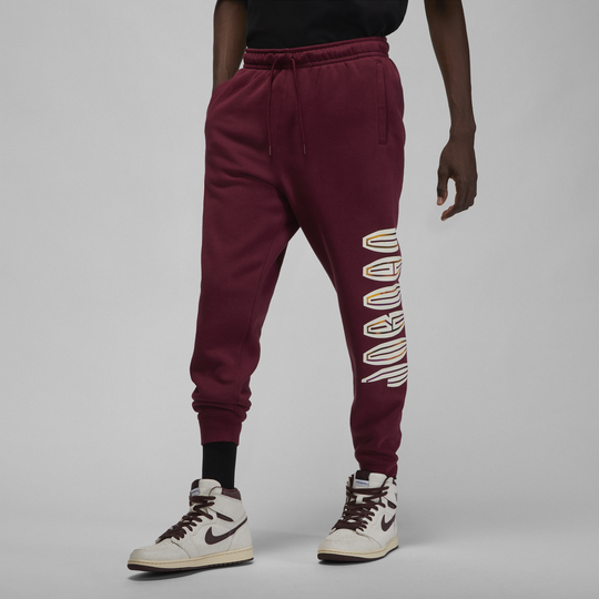 Jordan Flight MVP Men's Fleece Trousers - Red