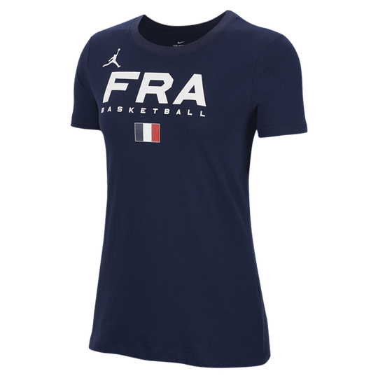 France Jordan Dri-FIT Women's Basketball Training T-Shirt - Blue