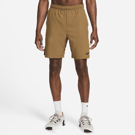 Nike Dri-FIT Men's (23cm approx.) Woven Training Shorts - Brown - 50% Recycled Polyester