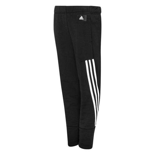 adidas Treenihousut Future Icons Woven - Musta/valkoinen Lapset, koko 104 cm