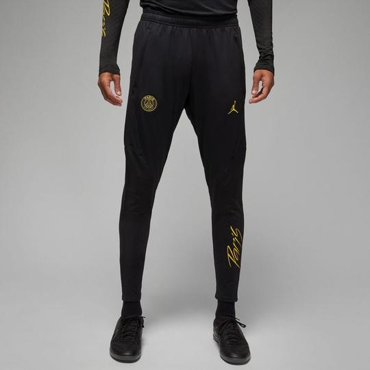 Paris Saint-germain Treenihousut Dri-fit Strike Jordan x Psg - Musta/keltainen - Nike, koko Small