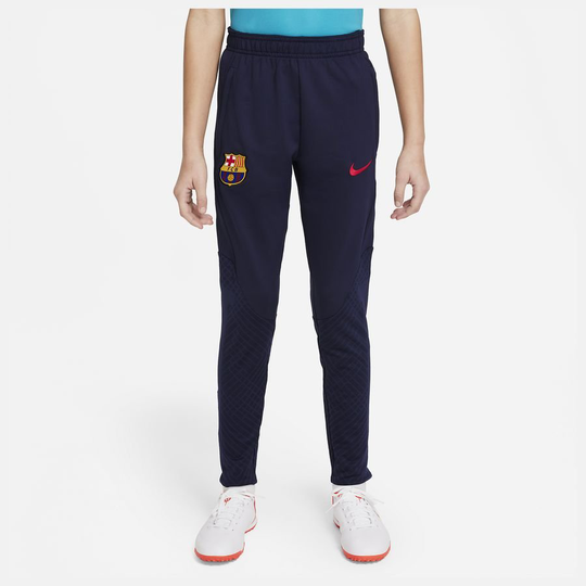 Barcelona Treenihousut Dri-fit Strike - Navy/punainen Lapset - Nike, koko L: 147-158 cm