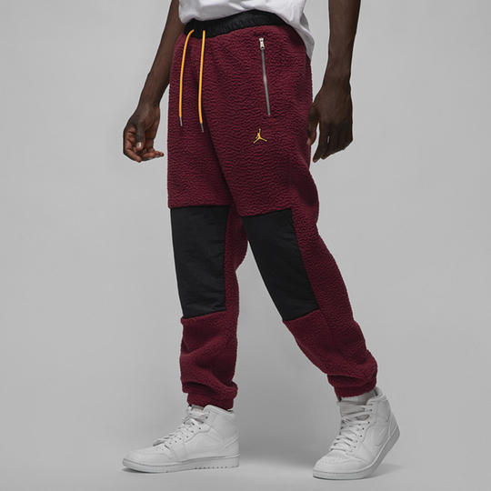Jordan Essential Winter Men's Fleece Trousers - Red