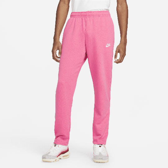 Nike Sportswear Club Men's French Terry Trousers - Pink