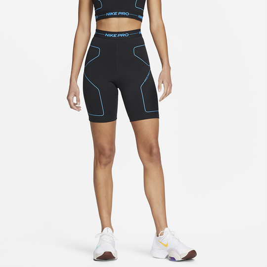 Nike Pro Women's 18cm (approx.) High-Rise Training Shorts - Black