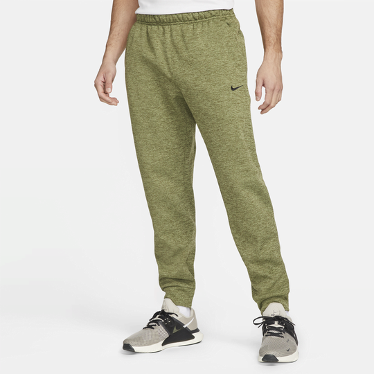 Nike Therma Men's Therma-FIT Tapered Fitness Trousers - Green - 50% Recycled Polyester