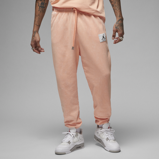 Jordan Flight Fleece Men's Washed Trousers - Orange