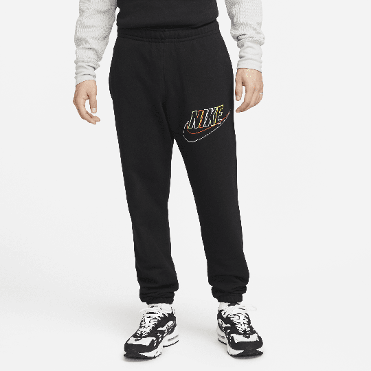 Nike Club Fleece Men's French Terry Trousers - Black