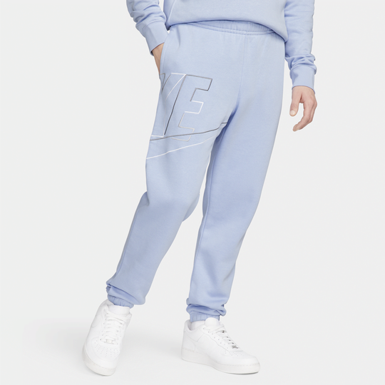 Nike Club Fleece+ Men's Brushed-back Trousers - Blue