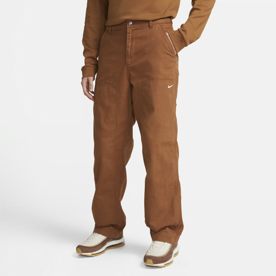Nike Life Men's Double Panel Trousers - Brown