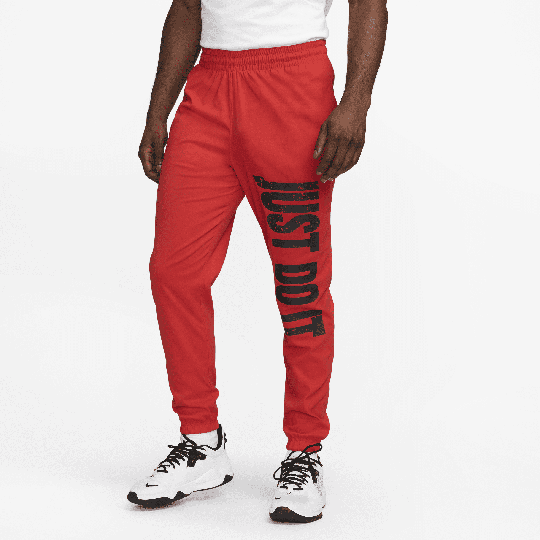 Nike DNA Men's Woven Basketball Trousers - Red