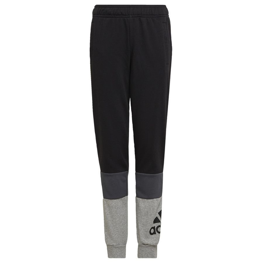 adidas Treenihousut Colourblock - Musta/harmaa Lapset, koko 176 cm
