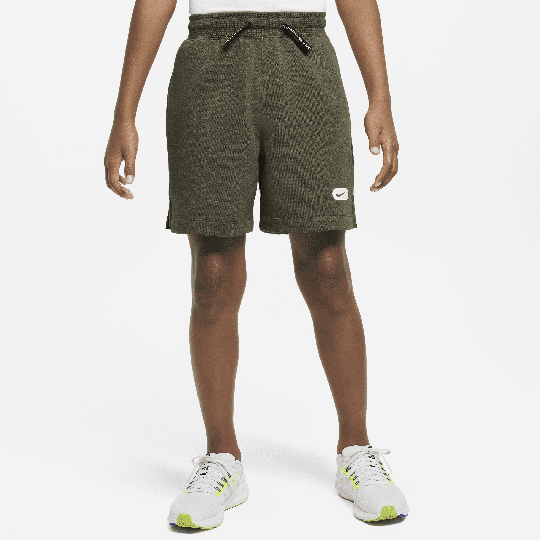 Nike Dri-FIT Athletics Older Kids' (Boys') Fleece Training Shorts - Green