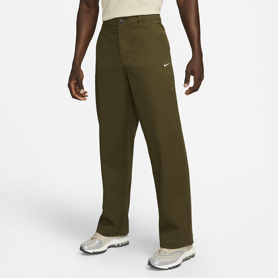 Nike Life Men's Unlined Cotton Chino Trousers - Green