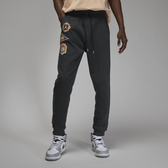 Jordan Flight MVP Men's Lightweight Fleece Trousers - Black