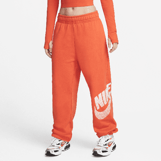 Nike Sportswear Women's Oversized Fleece Dance Trousers - 1 - Red