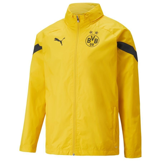 Dortmund Treenitakki All Weather - Keltainen/musta - PUMA, koko Large