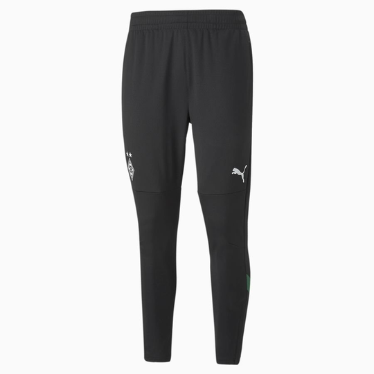 Borussia Mönchengladbach Treenihousut - Musta/Vihreä - PUMA, koko Large