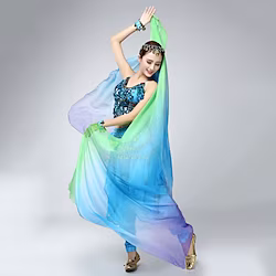 Belly Dance / Dance Accessories Headpieces / Veil Women's Training / Performance Silk Tie Dye Headpiece Lightinthebox