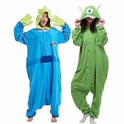 Adults' Kigurumi Pajamas Nightwear Cartoon Ririchiyo Shirakiin Cartoon Onesie Pajamas Flannel Cosplay For Men and Women Carnival Animal Sleepwear Cartoon Festival / Holiday Costumes Lightinthebox