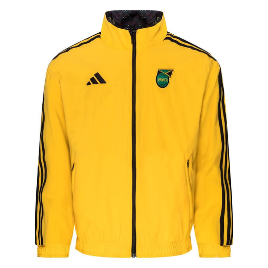 Jamaika Käännettävä Treenitakki Anthem - Keltainen/Musta - adidas, koko Small