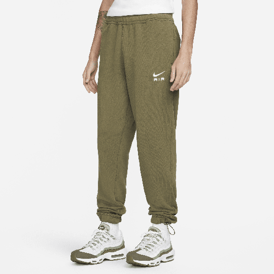 Nike Air Men's French Terry Joggers - Green