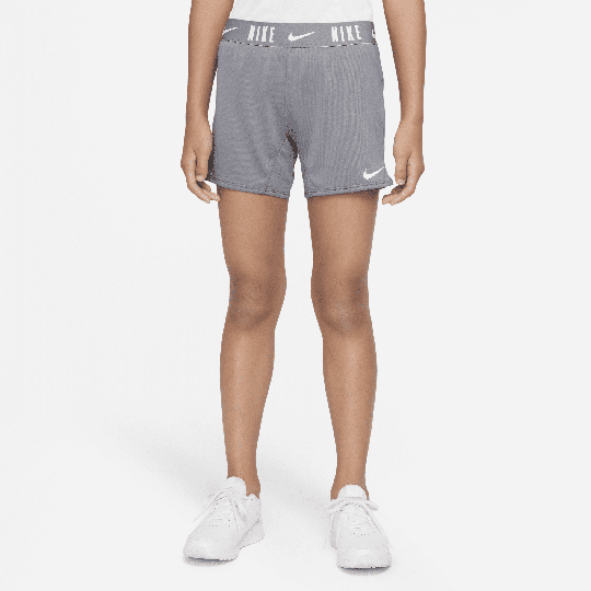 Nike Dri-FIT Trophy Older Kids' (Girls') 15cm (approx.) Training Shorts - Grey - 50% Recycled Polyester