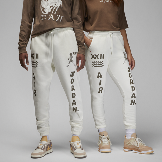 Jordan Artist Series by Umar Rashid Men's Flight Fleece Trousers - White