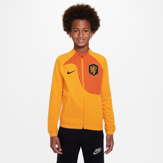 Hollanti Treenitakki Academy Pro Anthem 2022/23 - Oranssi/musta Lapset - Nike, koko S: 128-137 cm