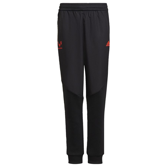 adidas Treenihousut Tapered Messi - Musta/punainen Lapset, koko 152 cm