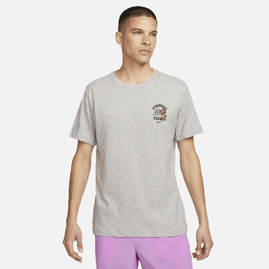 Nike Dri-FIT Men's Training T-Shirt - 1 - Grey