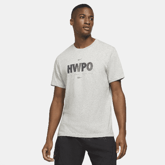 Nike Dri-FIT 'HWPO' Men's Training T-Shirt - Grey