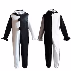 Burlesque Clown Cosplay Costume Masquerade Men's Women's Movie Cosplay Party Black Leotard / Onesie Masquerade Polyester Lightinthebox