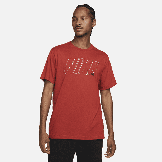 Nike Dri-FIT Men's Graphic Training T-Shirt - Red