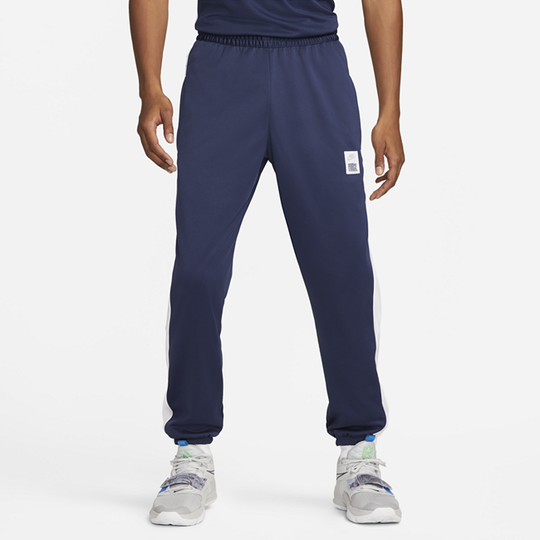 Nike Therma-FIT Starting 5 Men's Basketball Fleece Trousers - Blue