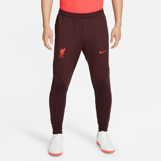 Liverpool Treenihousut Dri-fit Strike - Viininpunainen/punainen - Nike, koko Large
