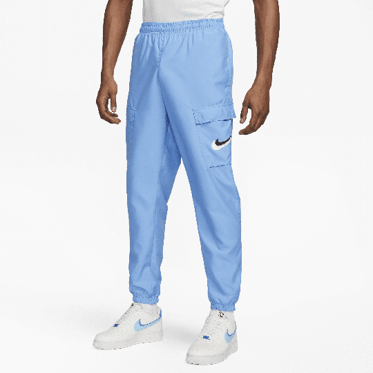 Nike Sportswear Men's Woven Cargo Trousers - Blue