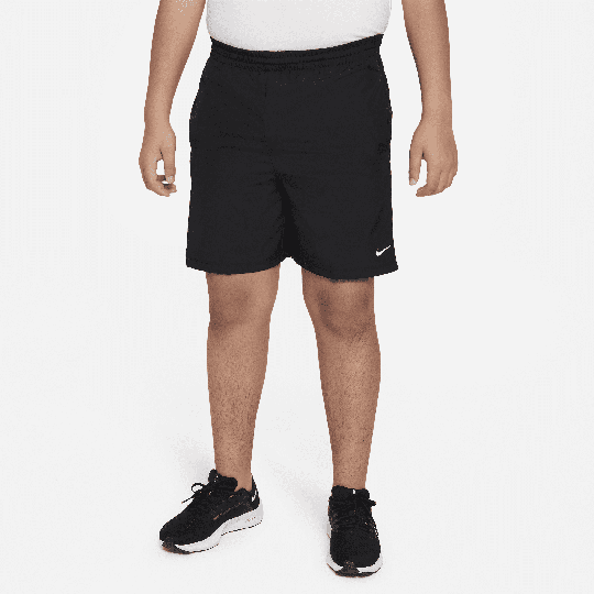 Nike Dri-FIT Multi+ Older Kids' (Boys') Training Shorts (Extended Size) - 1 - 50% Recycled Polyester - Black