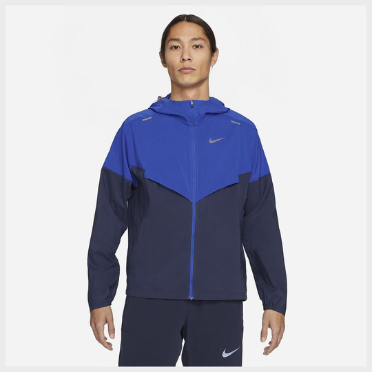 Nike Juoksutakki Tuulitakki - Sininen/navy/hopea, koko X-Large