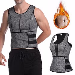Sweat Waist Trainer Waist Trainer Vest Waist Trainer Corset Vest Adjustable Waist Belt Sports Neoprene Home Workout Fitness Gym Workout Adjustable Tummy Control Hot Sweat Calories Burned For Women Men Lightinthebox