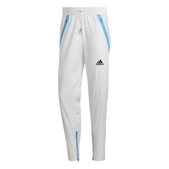 adidas Treenihousut Designed For Gameday - Valkoinen/sininen/musta, koko Large
