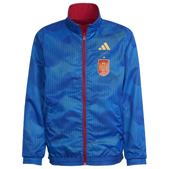 Espanja Käännettävä Treenitakki Anthem 2022/23 - Punainen/Navy Lapset - adidas, koko 164 cm