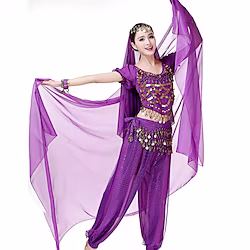 Belly Dance Women's Costume Performance Spandex Veil Dance Accessories Lightinthebox
