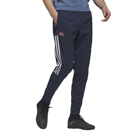 Bayern München Treenihousut Woven - Sininen/Valkoinen - adidas, koko X-Small