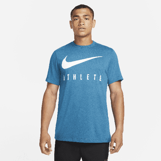 Nike Dri-FIT Men's Training T-Shirt - Blue