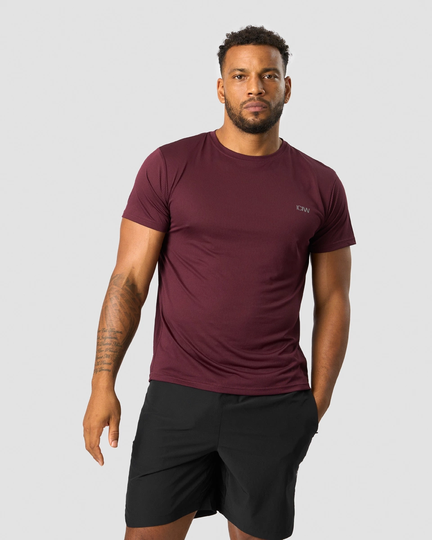Ultimate Training Tee-Burgundy-XXL