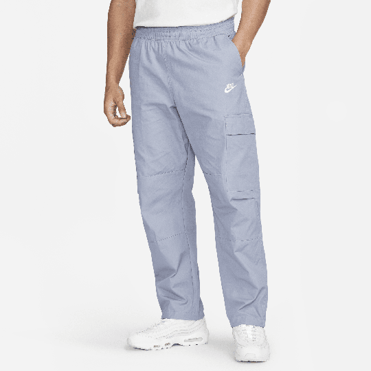 Nike Club Men's Woven Cargo Trousers - Blue